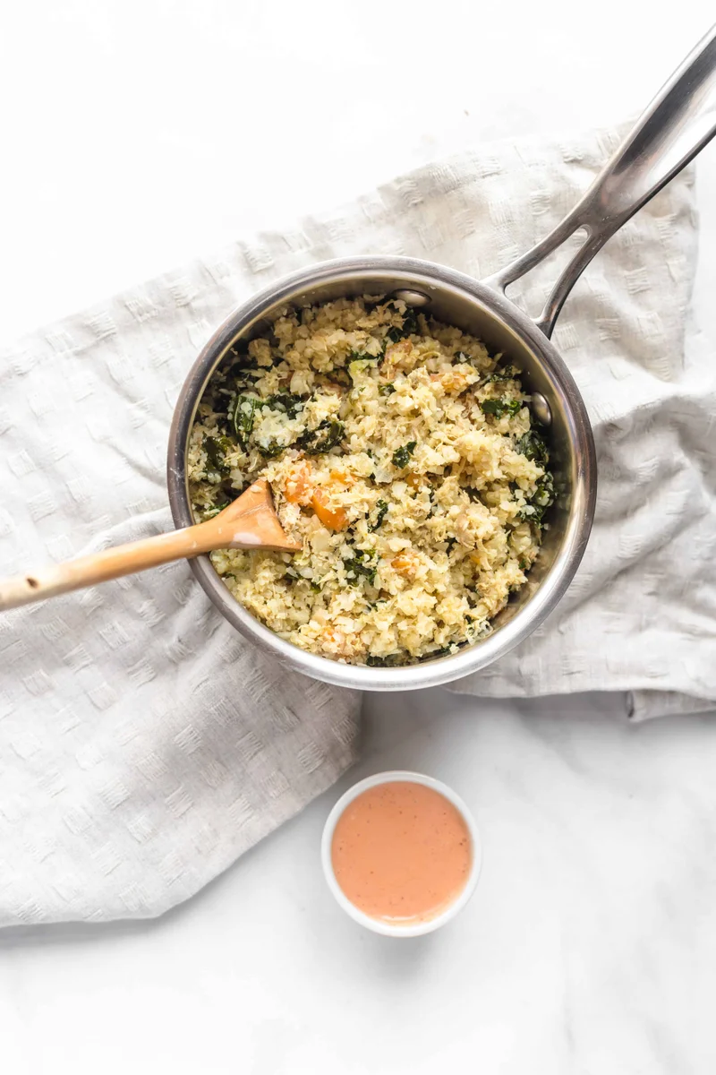 One Pot Cauliflower Rice with Chicken