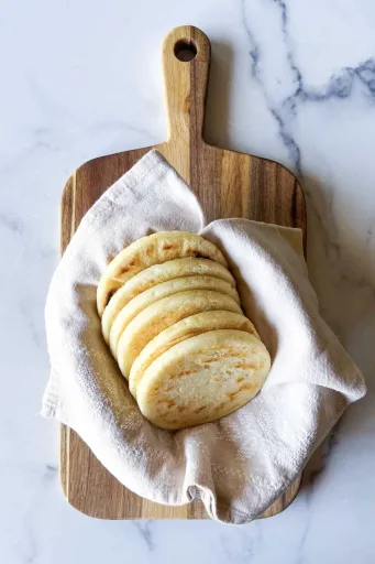 Receta de arepas telita