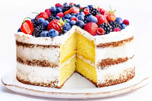 Pastel de crema de limón