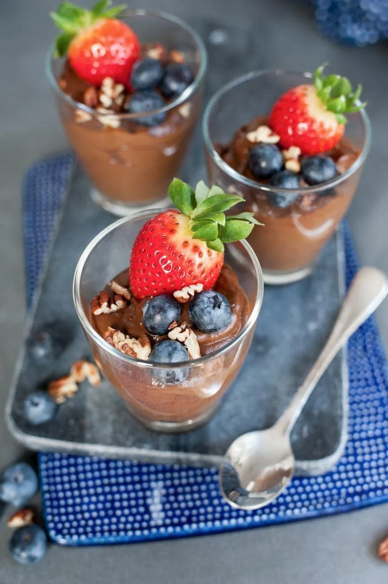 Healthy chocolate pudding