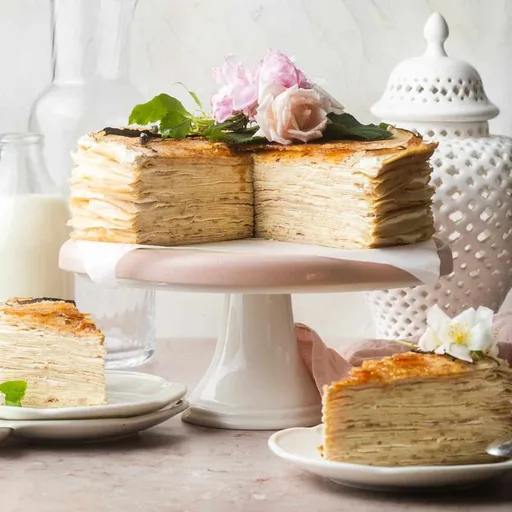 Vanilla Mille Crêpe Cake Recipe