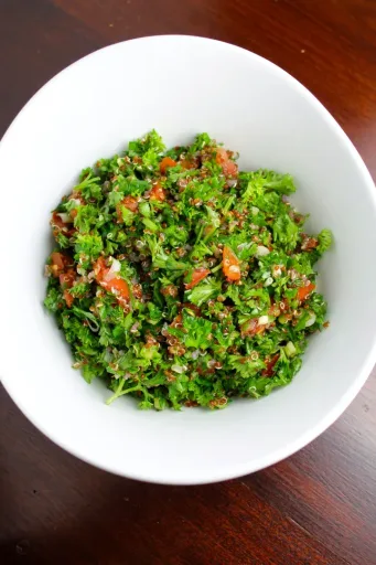 Red Quinoa Tabbouleh or Tabouli