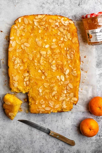 Pastel de naranja sin gluten