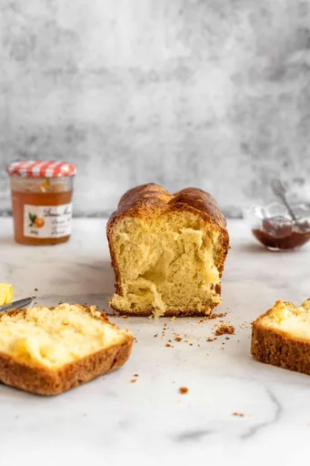Pan brioche sin amasado