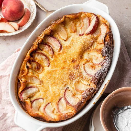 Easy Peach Clafoutis Recipe