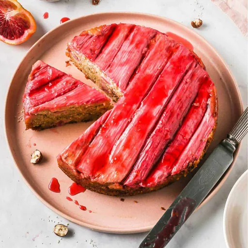 Rhubarb Upside Down Cake Recipe