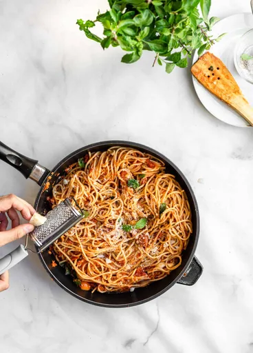Salsa de pasta con tomates cherry