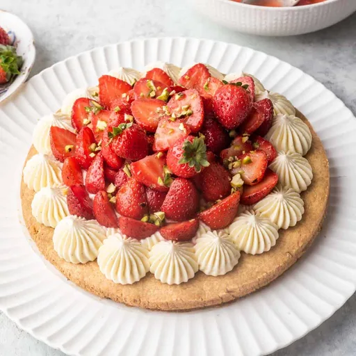 Strawberry Sablé Breton Tart Recipe
