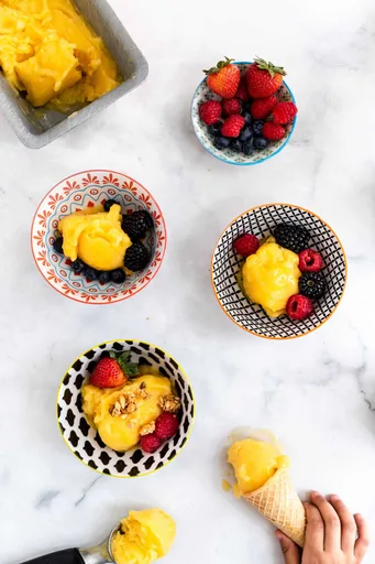 Vegan Mango Sorbet