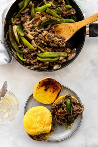 Philly Cheesesteak Sliders