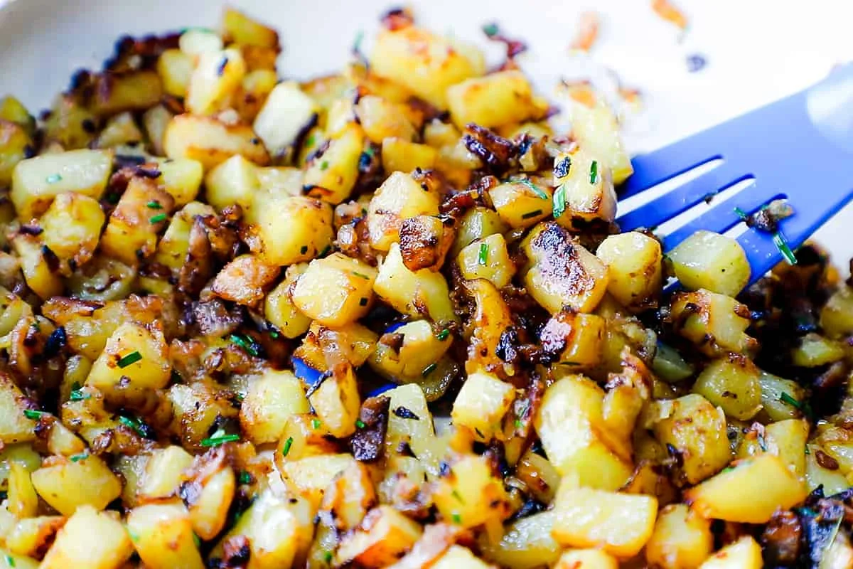 Fried Potatoes and Onions
