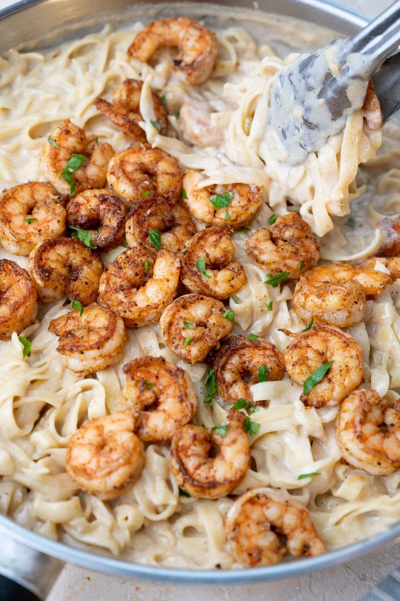 Cajun Shrimp Alfredo