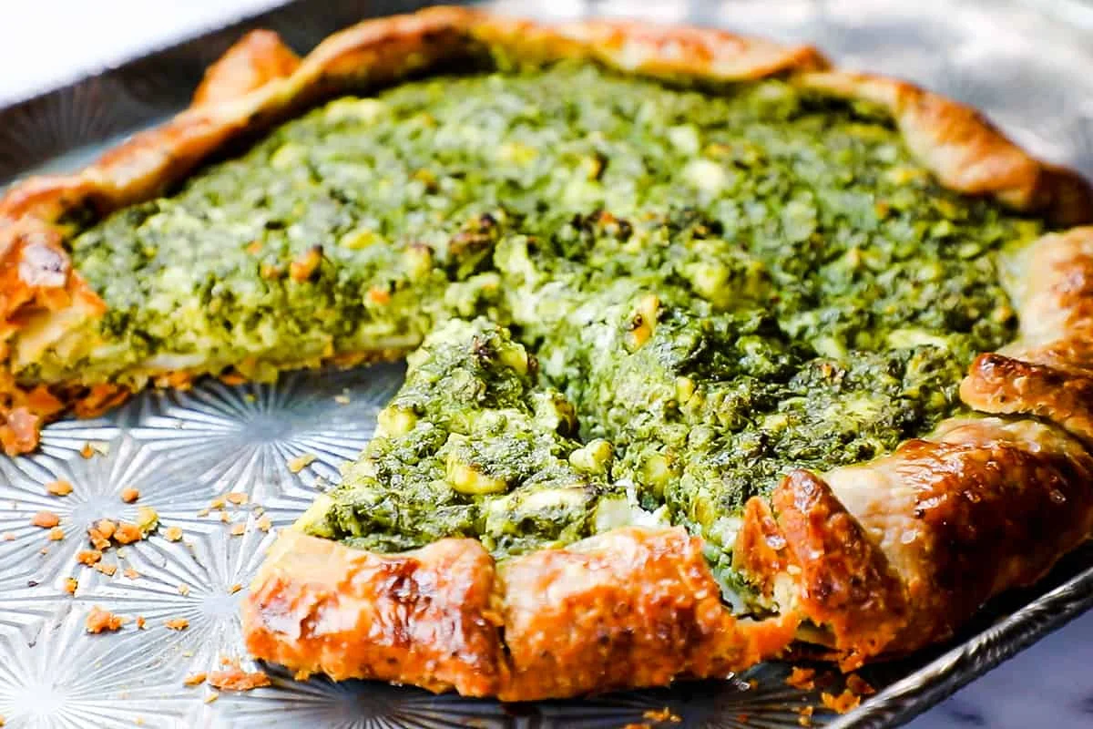 Savory Galette with Spinach and Feta