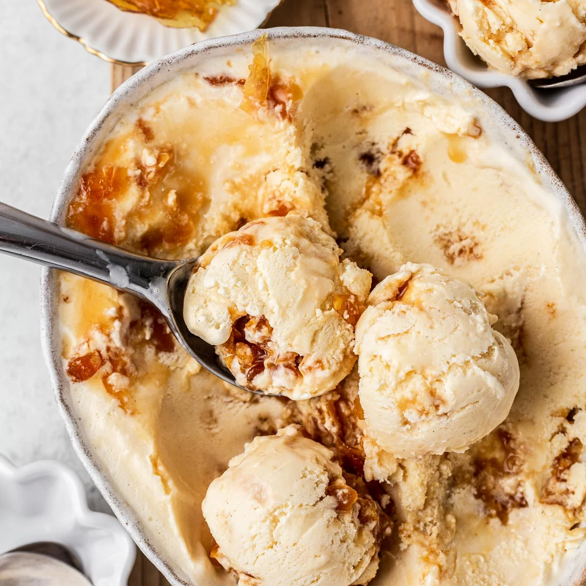 Homemade Crème Brûlée Ice Cream Recipe