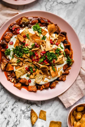 Fatteh de berenjena