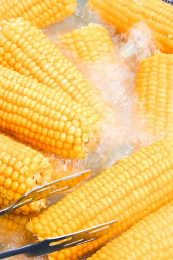 Cómo cocer maíz dulce en mazorca