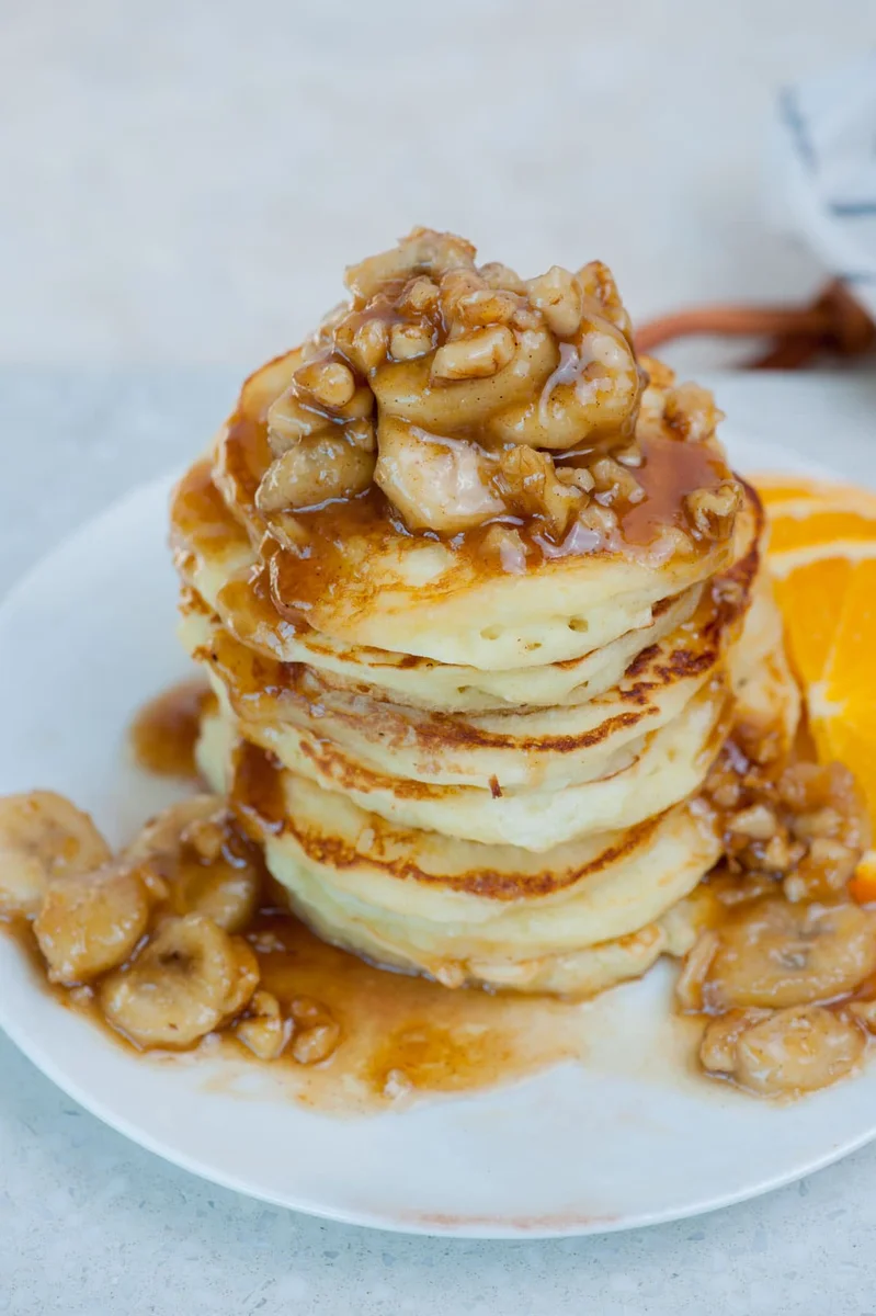 Tortitas Bananas Foster