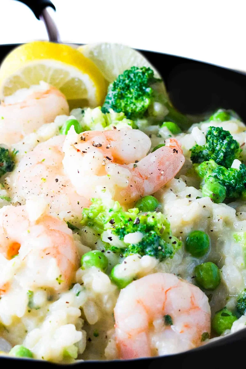Easy Lemon Shrimp Risotto