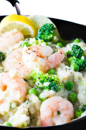 Easy Lemon Shrimp Risotto