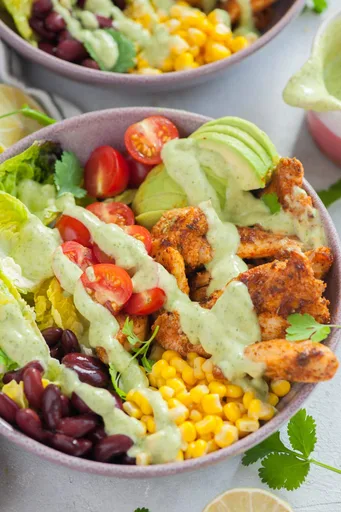 Ensalada de pollo del suroeste
