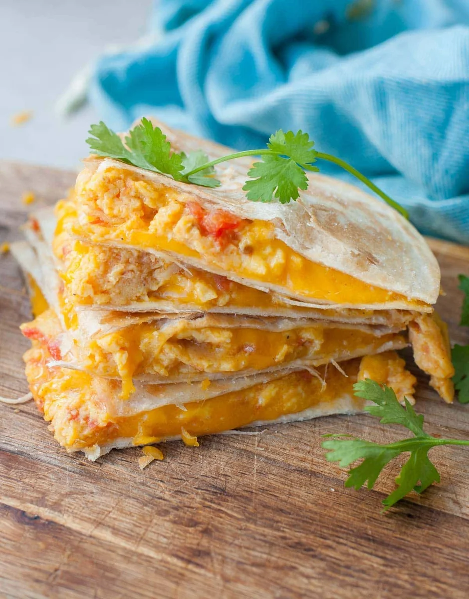 Receta fácil de quesadilla para el desayuno