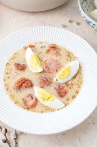 White Borscht (Barszcz Biały - Polish Easter Soup)