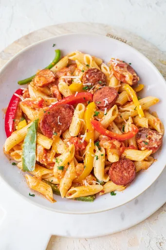 Pasta con Salchichas