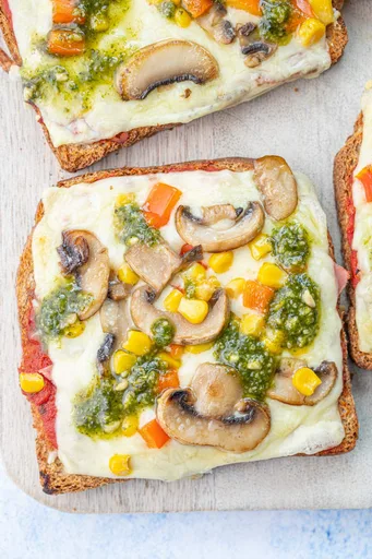Tostada de pizza