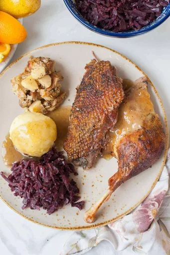 Roast goose