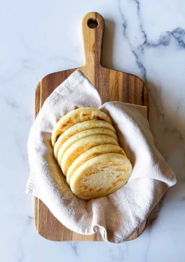 Receta de arepas tipo telita