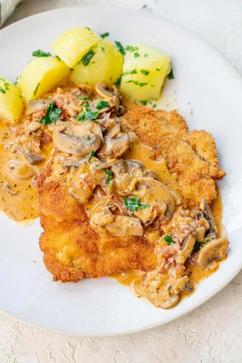 Jägerschnitzel (Hunter's Schnitzel)