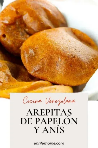 Arepitas dulces con papelón y anís