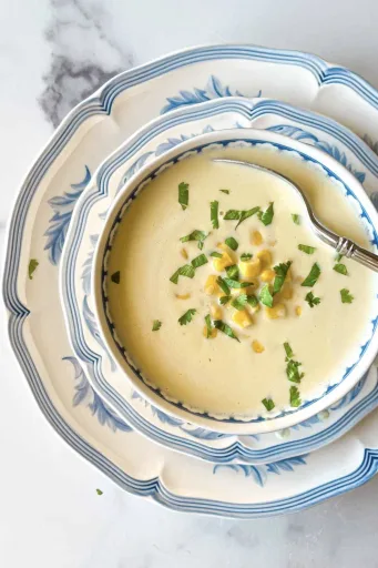Venezuelan sweetcorn cream soup