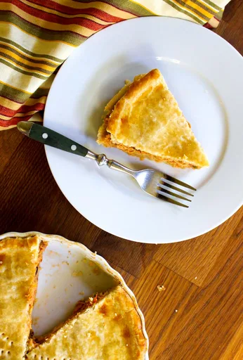 Pastel de polvorosa de pollo