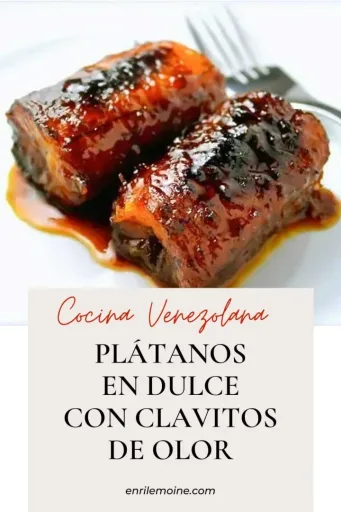 Plátanos en dulce al aroma de clavo