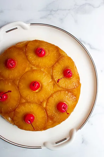 Torta de piña volteada