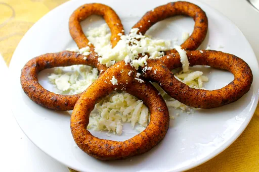 Venezuelan Mandocas with Ripe Plantain and White Cheese