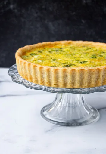 Quiche de ajo porro