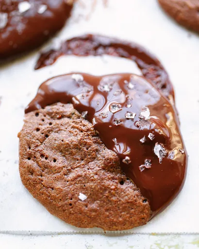 Double Chocolate Sea Salt Cookies