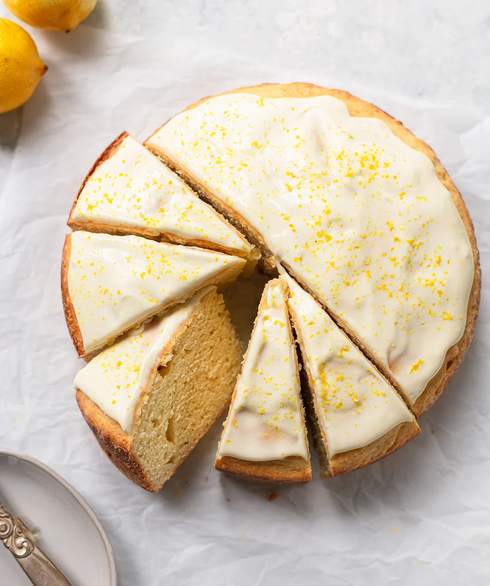 Lemon Ricotta Cake with Mascarpone Icing