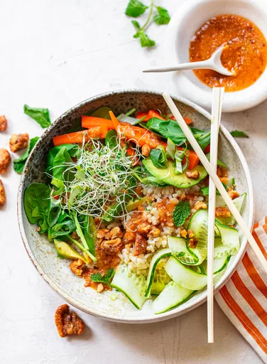 Bol de arroz integral
