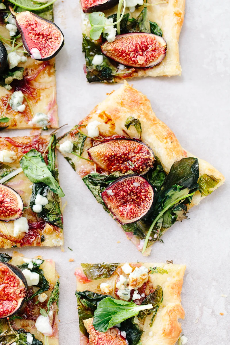 Puff Pastry Fig Tart with Blue Cheese