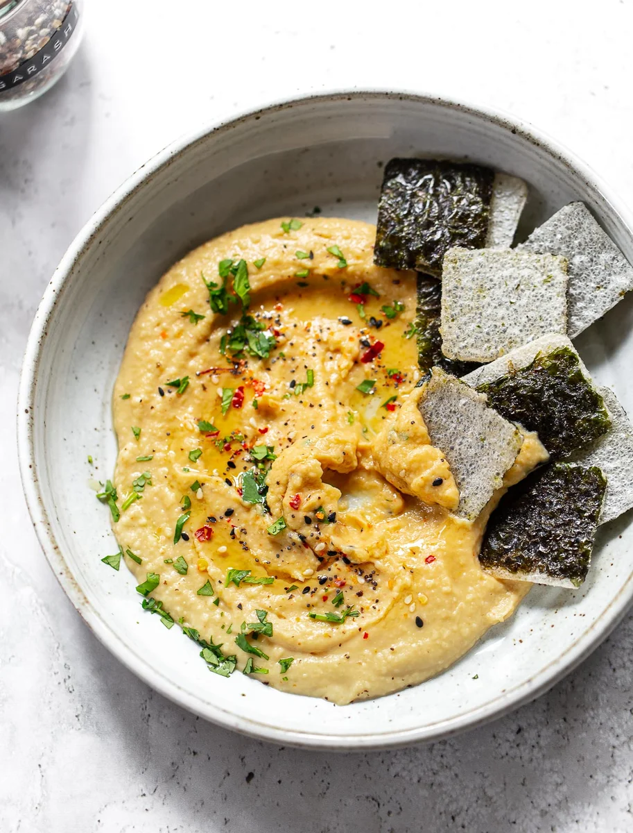 Chickpea Miso Hummus (Made Without Tahini)