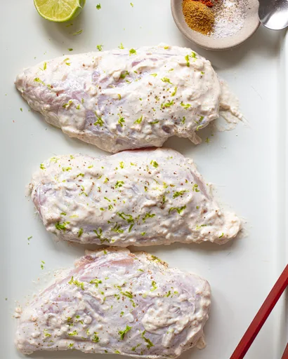 Adobo rápido de yogur para pollo