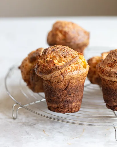 Puffy Parmesan Popovers with Chives
