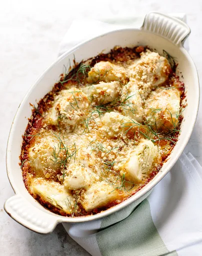 Roasted Fennel Wedges with Parmesan