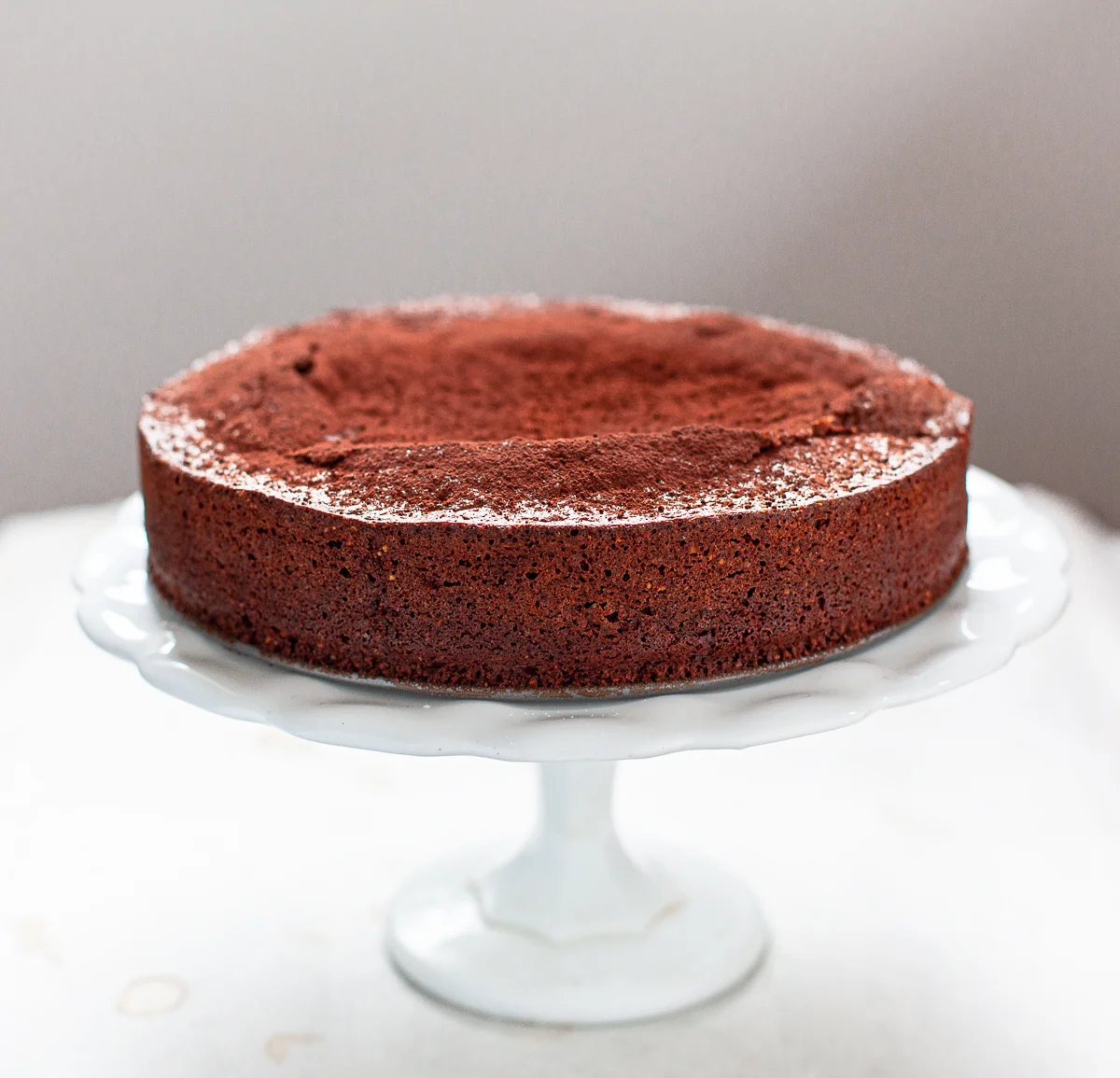 Flourless Chocolate Caprese Cake