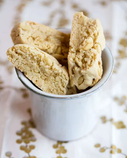 Lemon Pine Nut Italian Biscotti