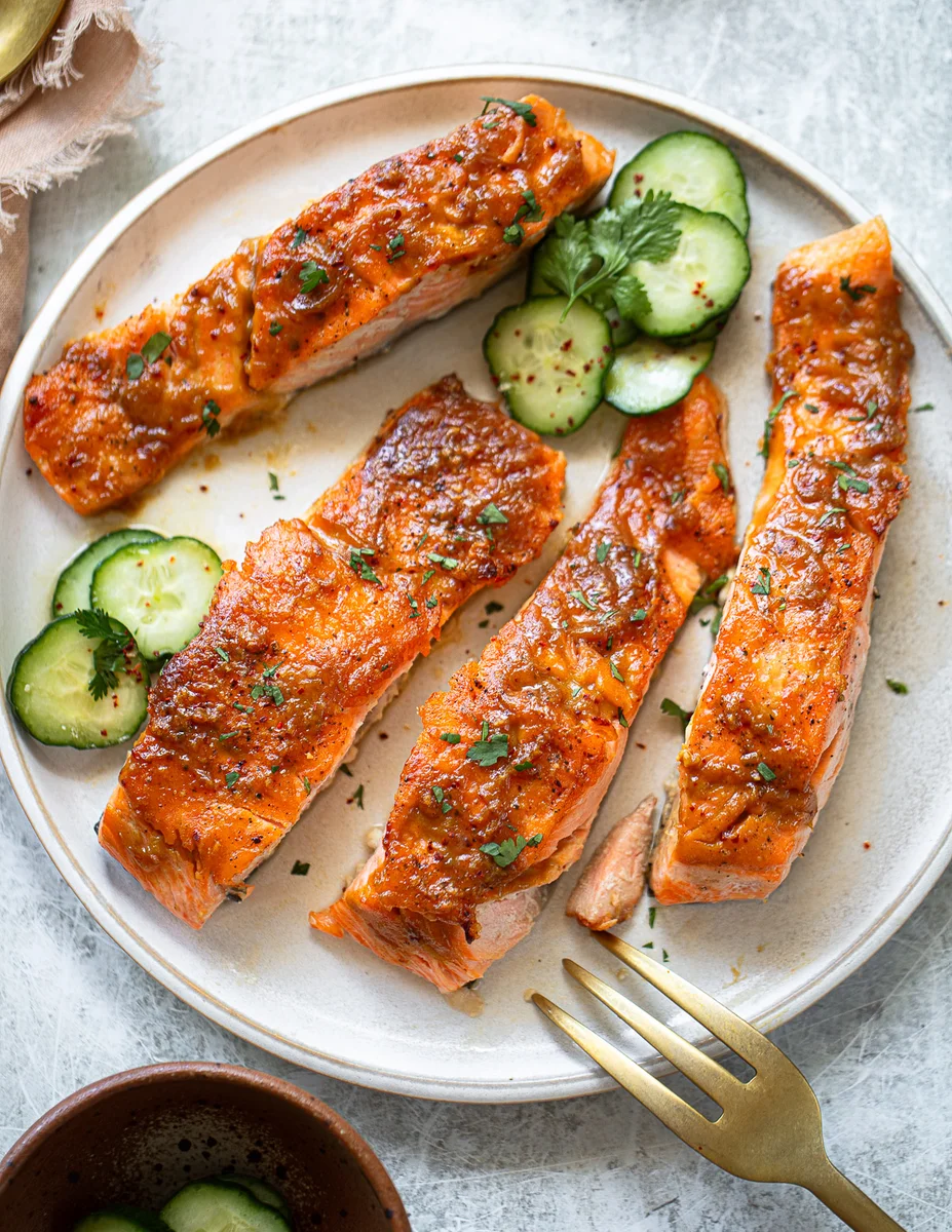 Dijon Maple-Glazed Salmon