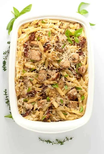 Pasta Penne con Tomates Secos y Alcachofas sin Gluten